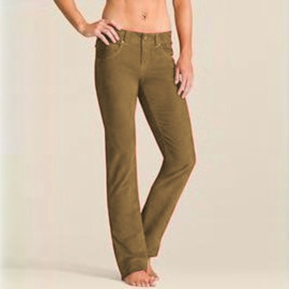 Athleta old gold frontier corduroys Hiking pants